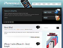 Tablet Screenshot of iphonezone.cz